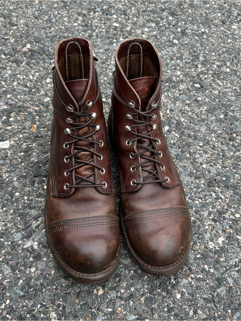 Red Wing Iron Ranger Men’s 6” Amber Harness Leather Boots 🥾 Older Version - Picture 3 of 13